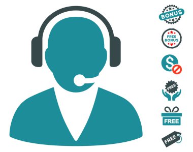 Ücretsiz Bonus ile destek işleç simgesi