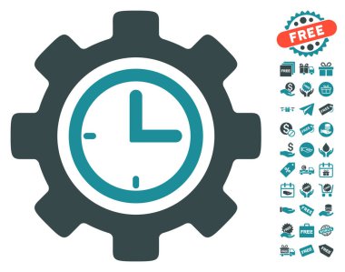 Zaman kurulum dişli simgesini ücretsiz bonus