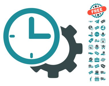 Zaman kurulum dişli simgesini ücretsiz bonus