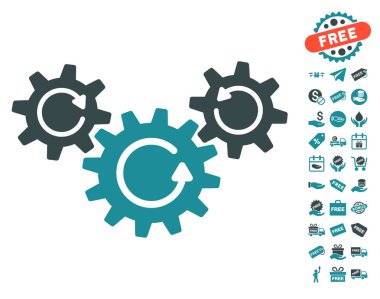 İletim tekerlekler döndürme simgesi ücretsiz bonus