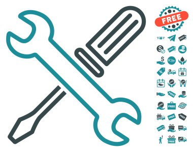 Araçlar simgesi ücretsiz Bonus ile ayarlama