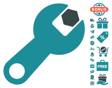 İngiliz anahtarı simgesini ücretsiz bonus