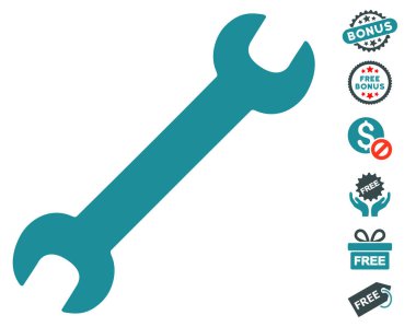 İngiliz anahtarı simgesini ücretsiz bonus