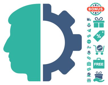 Ücretsiz Bonus ile Android kafa simgesi