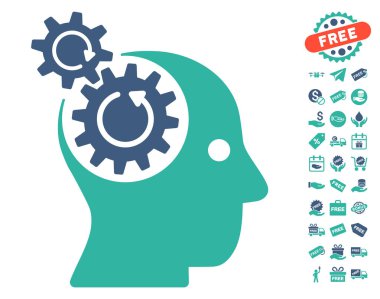Beyin Gears döndürme simgesi ücretsiz bonus
