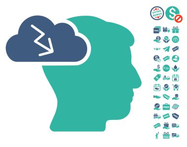 Beyin fırtınası simgesi ücretsiz bonus