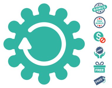 COG döndürme simgesi ücretsiz bonus