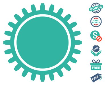 Ücretsiz Bonus dişli simgesiyle