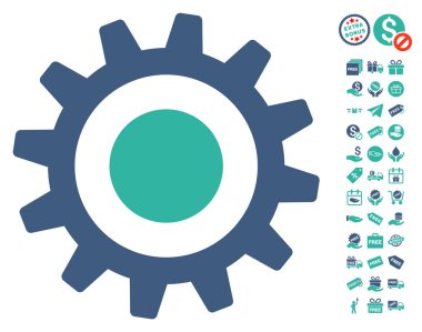 Ücretsiz Bonus dişli simgesiyle