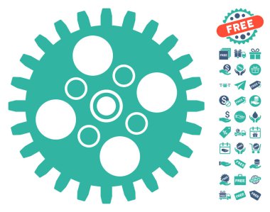 Ücretsiz Bonus dişli simgesiyle