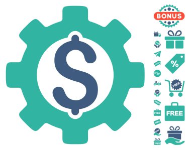 Ücretsiz Bonus ile Geliştirme maliyet simgesi