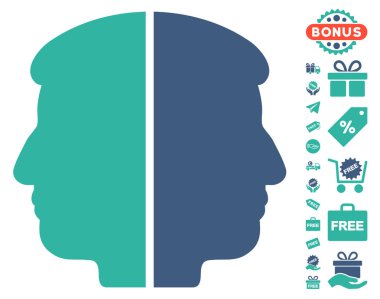 Çift yüzlü simgesi ücretsiz bonus