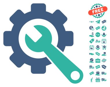 Dişli ve ücretsiz Bonus ile Wrench kutsal kişilerin resmi