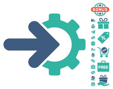 Dişli Tümleştirme simgesini ücretsiz bonus