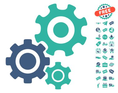 Dişli mekanizması simgesini ücretsiz bonus