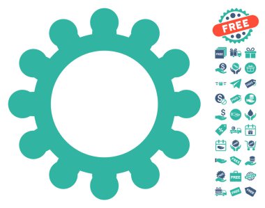 Dişli simgesini ücretsiz bonus