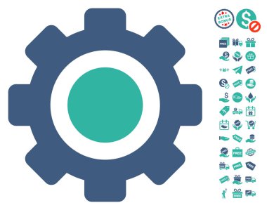 Dişli simgesini ücretsiz bonus