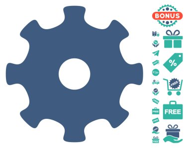 Dişli simgesini ücretsiz bonus