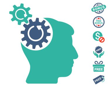 Döndürme simgesi ücretsiz bonus kafa Dişliler