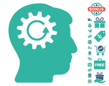 Döndürme simgesi ücretsiz bonus kafa dişli