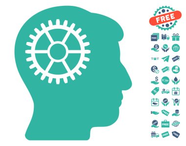 Ücretsiz Bonus ile akıl Cog simgesi