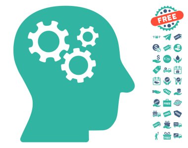 Ücretsiz Bonus ile akıl Gears simgesi