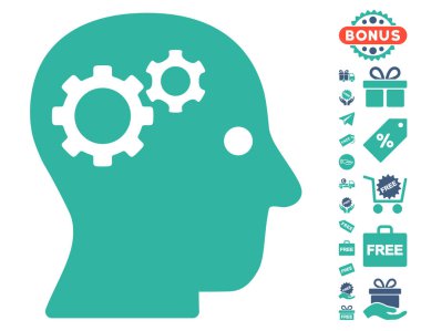 Ücretsiz Bonus ile akıl Gears simgesi