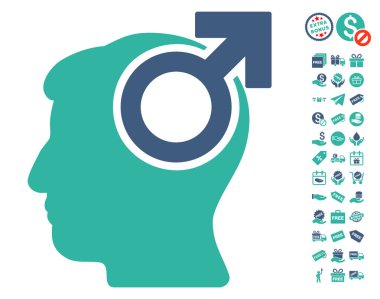 Ücretsiz Bonus ile akıl kudret simgesi