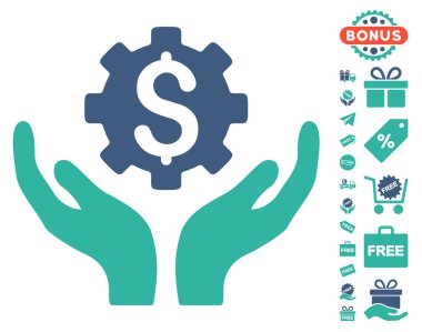 Ücretsiz Bonus ile bakım fiyat simgesi