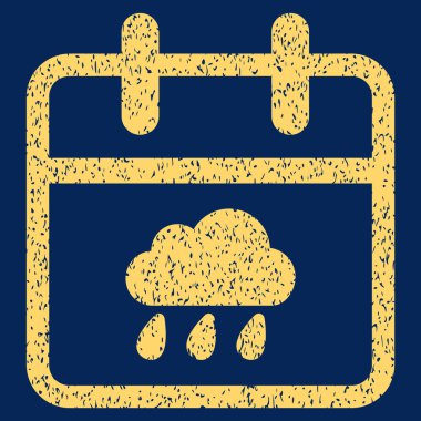 Yağmurlu bir gün grenli doku simgesi