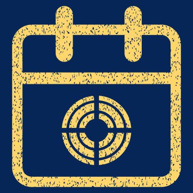 Hedef gün grenli doku simgesi