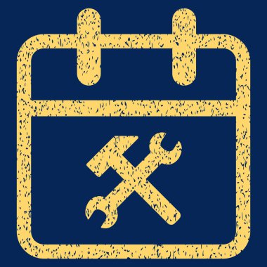 Çalışma günü grenli doku simgesi