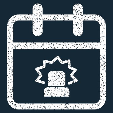 Acil durum gün grenli doku simgesi