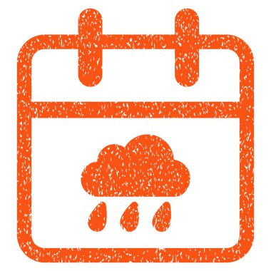 Yağmurlu bir gün grenli doku simgesi