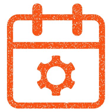 Hizmet gün grenli doku simgesi