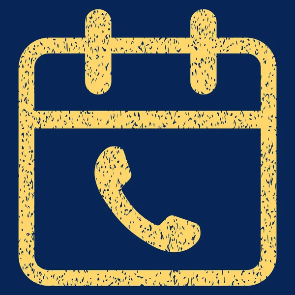 Telefon destek gün grenli doku simgesi — Stok fotoğraf