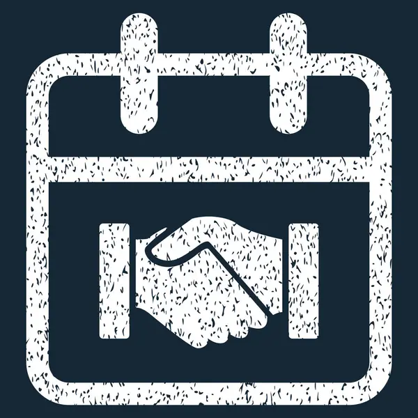 Sözleşme gün grenli doku simgesi