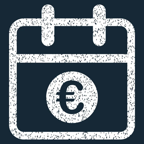 Euro dag grynig konsistens ikonen — Stockfoto