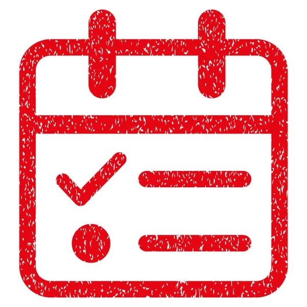 Day Tasklist Grainy Texture Icon — Stock Photo, Image