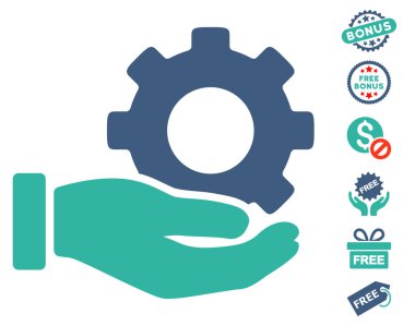 Mekanik vites hizmet el simgesi ücretsiz bonus