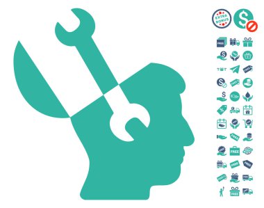 Zihin anahtar araçlar simgesine ücretsiz bonus