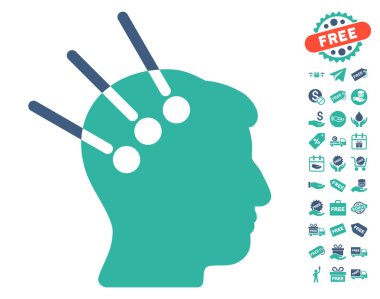 Sinirsel arayüz simgesi ücretsiz bonus