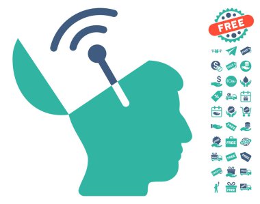 Açık fikirli radyo arayüzü simgesi ücretsiz bonus