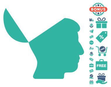 Açık fikirli simgesi ücretsiz bonus