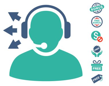 Operatör cevap konuşma simgesini ücretsiz bonus