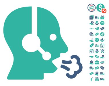 Operatör konuşma simgesini ücretsiz bonus