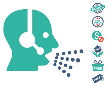 Operatör konuşma simgesini ücretsiz bonus