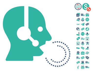 Operatör konuşma simgesini ücretsiz bonus