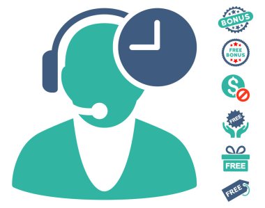 İşleç saat simgesini ücretsiz bonus