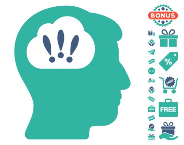 Ücretsiz Bonus ile sorun beyin fırtınası simgesi